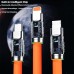3 in 1 Multiple Charging Cables for Multiple Devices Charging Cable (1 Pc, Orange)